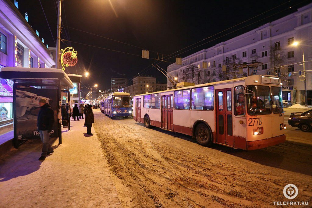 В центре Челябинска изменится место остановки троллейбусов